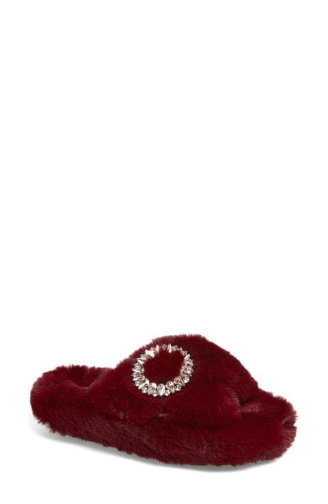 Haven Faux Fur Scuff Slipper
