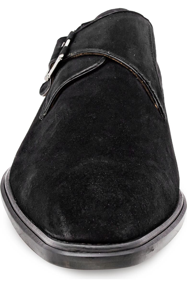 Mezlan Albini Monk Strap Shoe, Alternate, color, Black