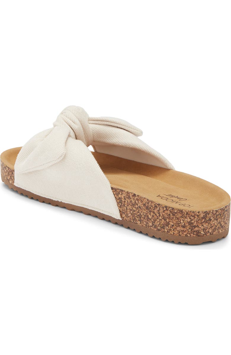 TOP MODA Cory Slide Sandal, Alternate, color, Ivory Denim