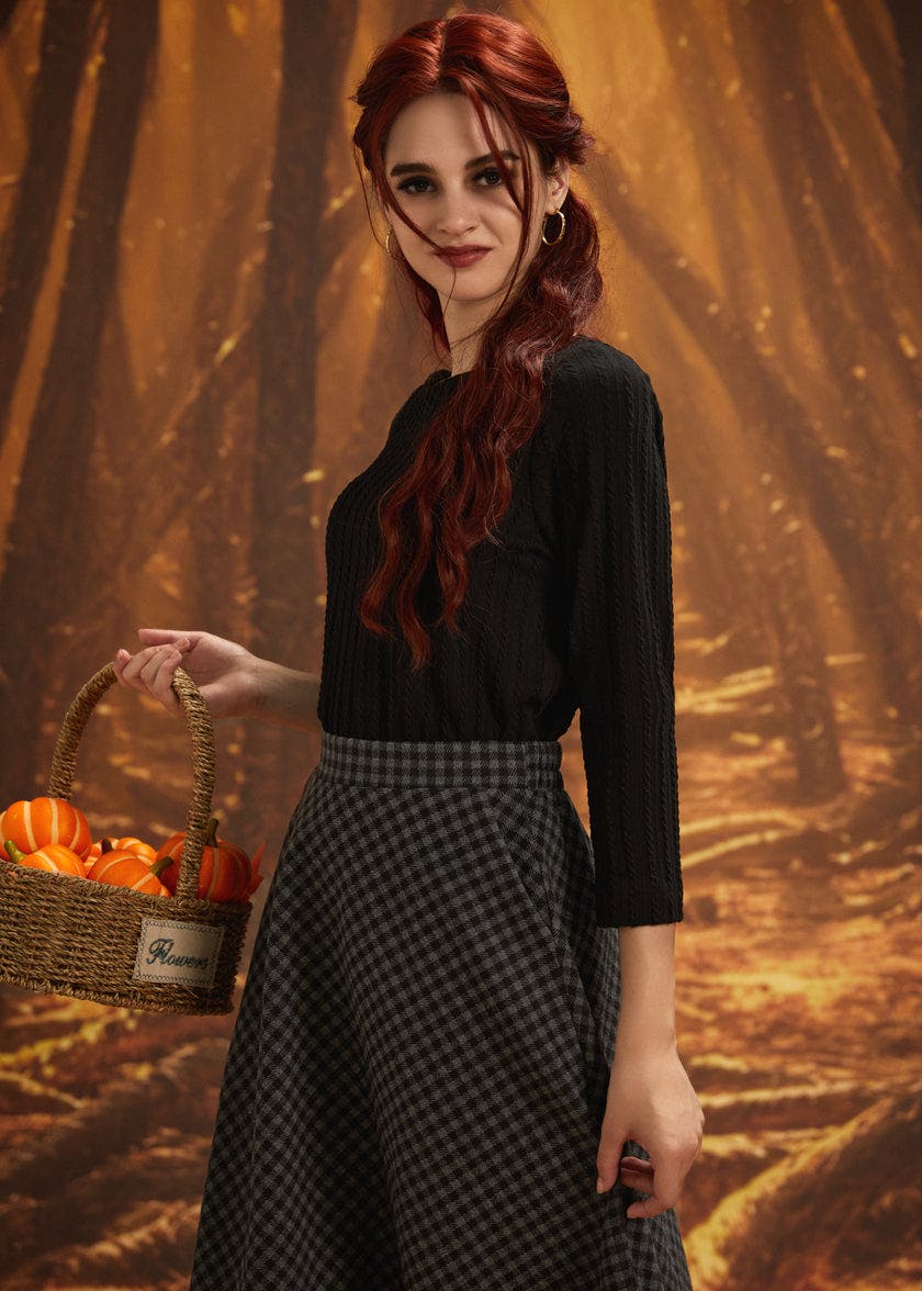 ModCloth A Crisp Autumn Breeze Boatneck Top (Women) | Nordstrom