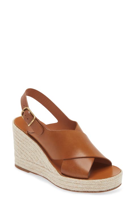 Chloe Wedge popular sandals Teak Deer brown 36.5