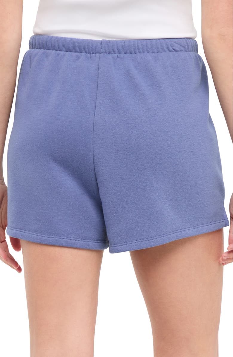 Wildfox Alex Fleece Drawstring Shorts, Alternate, color, Gray Blue
