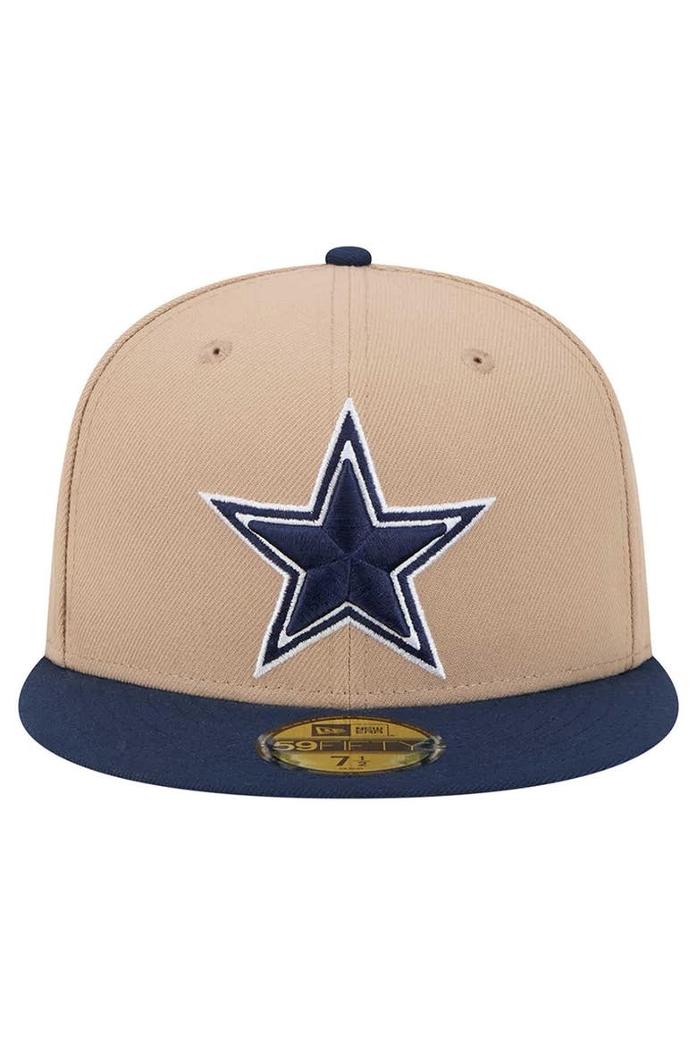Men's New Era Tan Dallas Cowboys 59FIFTY Fitted Hat, Alternate, color, Tan