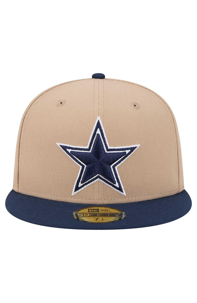 New Era Men's New Era Tan Dallas Cowboys 59FIFTY Fitted Hat, Alternate, color, Tan