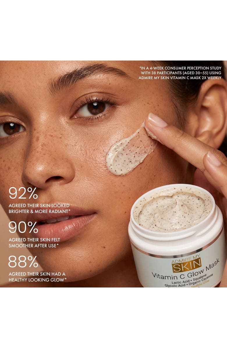 Admire My Skin Vitamin C Glow Mask, Alternate, color, Clear
