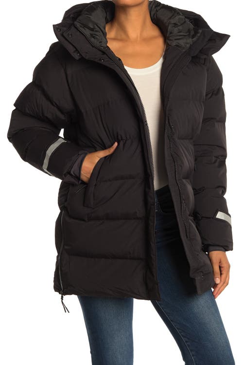 Helly Hansen Aspire Quilted Puffy Parka In Black