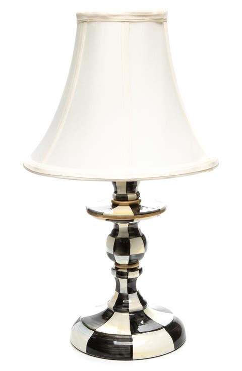 Courtly Check Candlestick Lamp