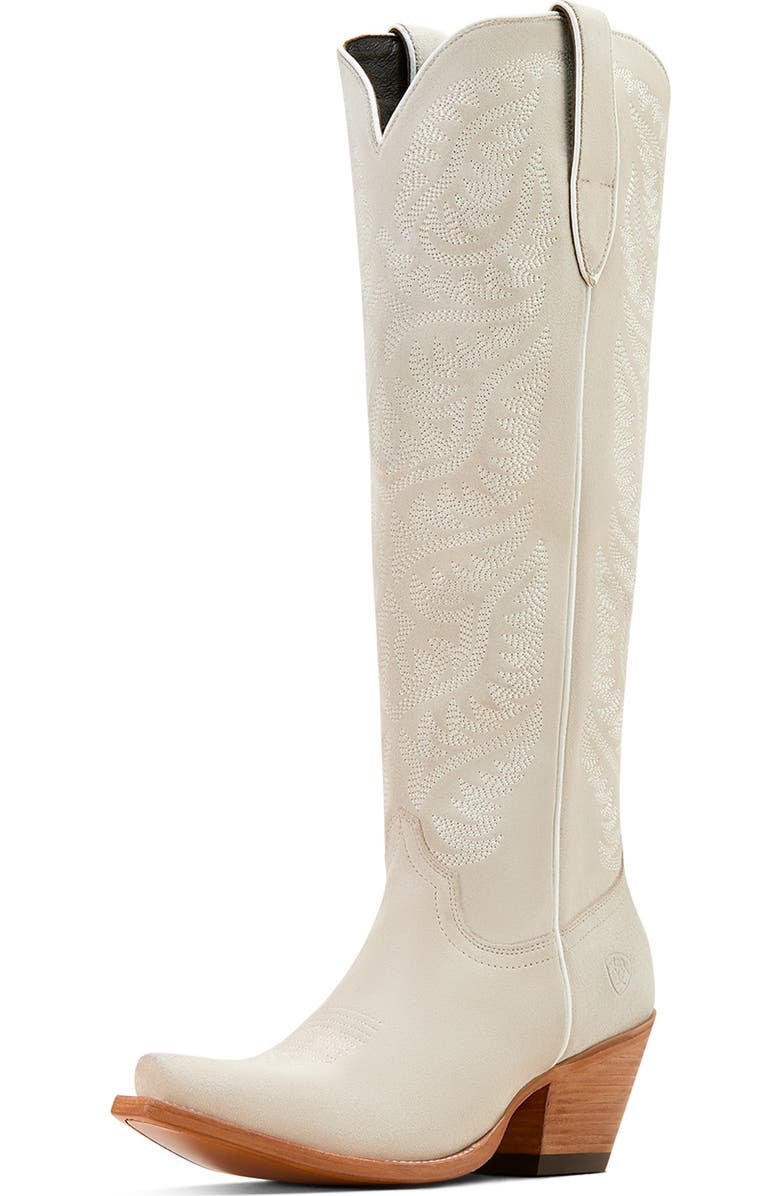 Ariat Laramie X Toe Stretch Western Boot, Alternate, color, White