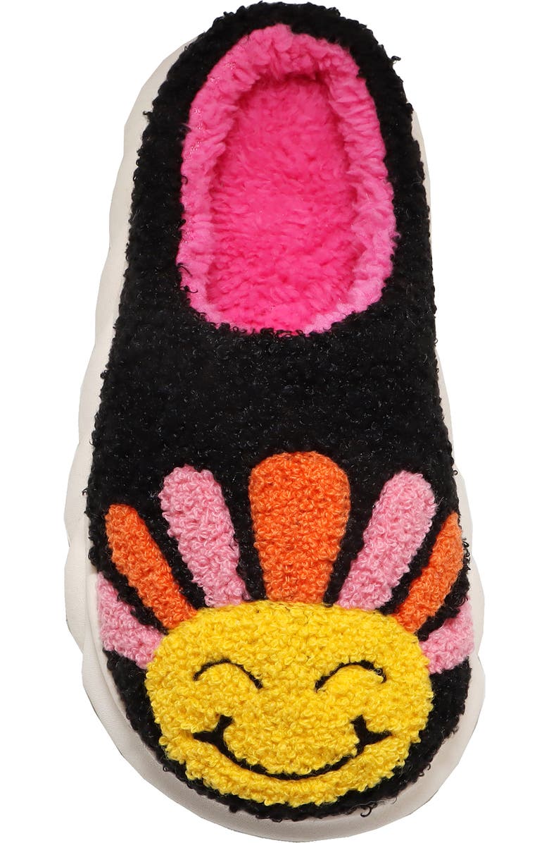 YOKI Kids' Paulina Faux Shearling Scuff Slipper, Alternate, color,