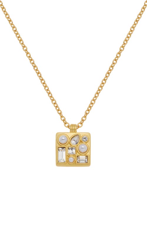 Reiss Zina Zoraya Pendant Necklace In Gold