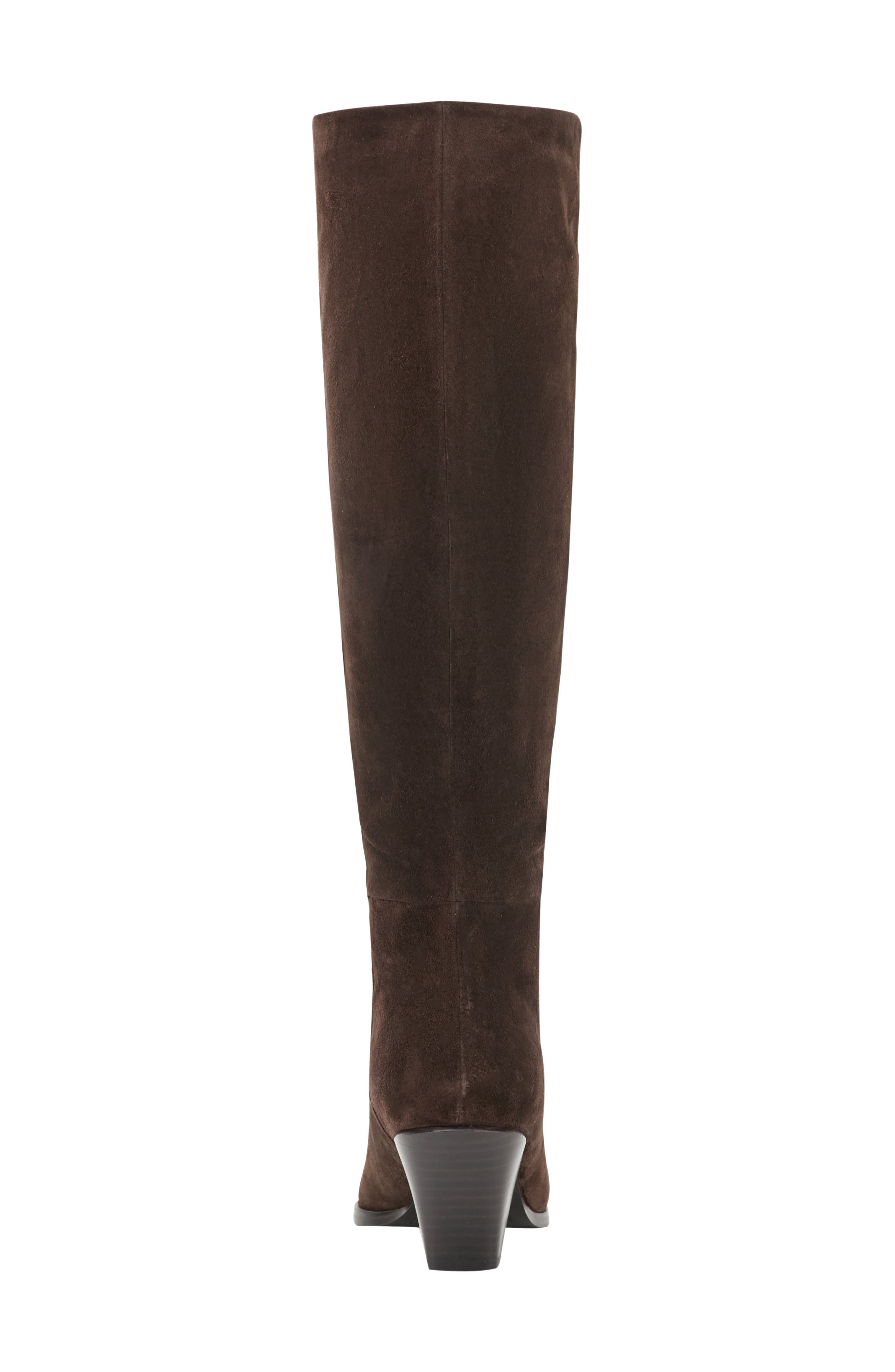 Tarrie Tall Block Heel Boot, Alternate, color, DARK BROWN 201