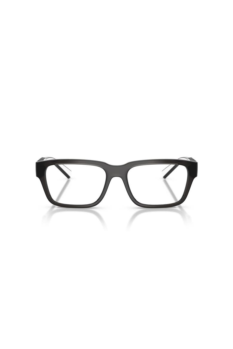 55mm Rectangle optical glasses, Alternate, color, Grey