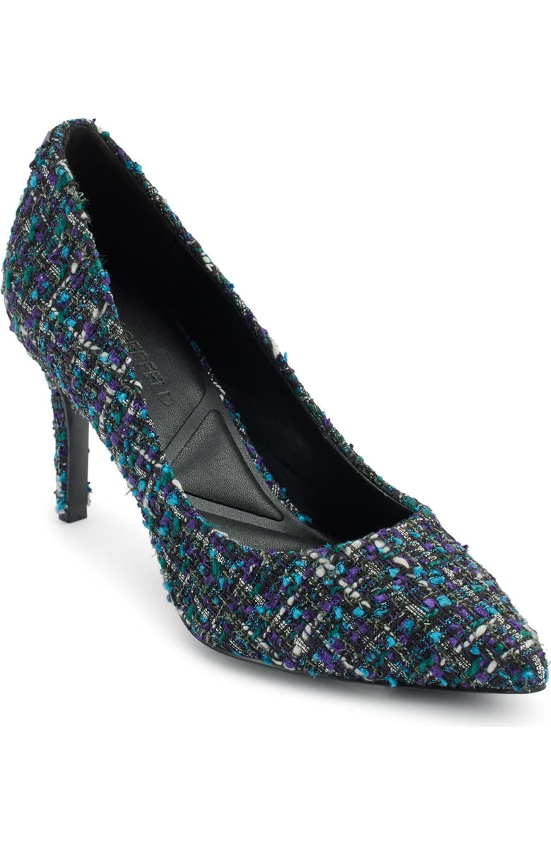 KARL LAGERFELD PARIS Royale Ankle Strap Sandal, Main, color,