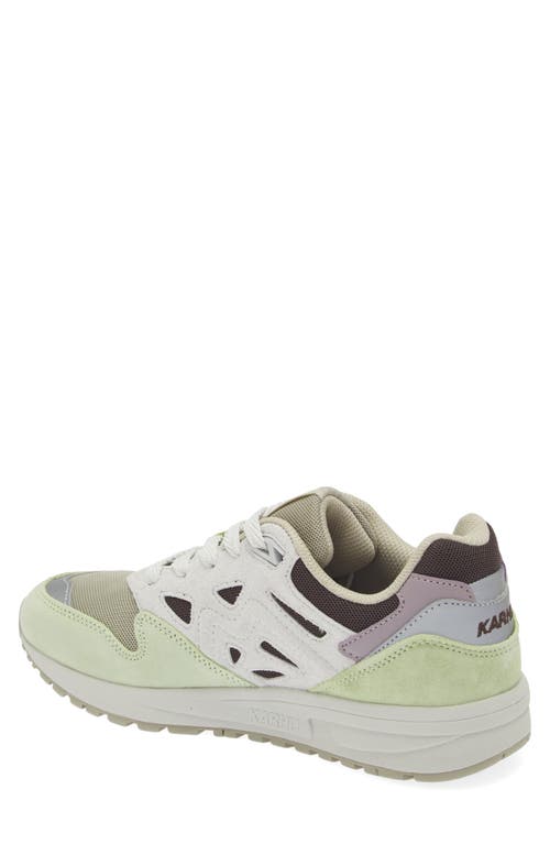 Karhu Gender Inclusive Legacy 96 Sneaker In Shadow Lime/dawn Blue