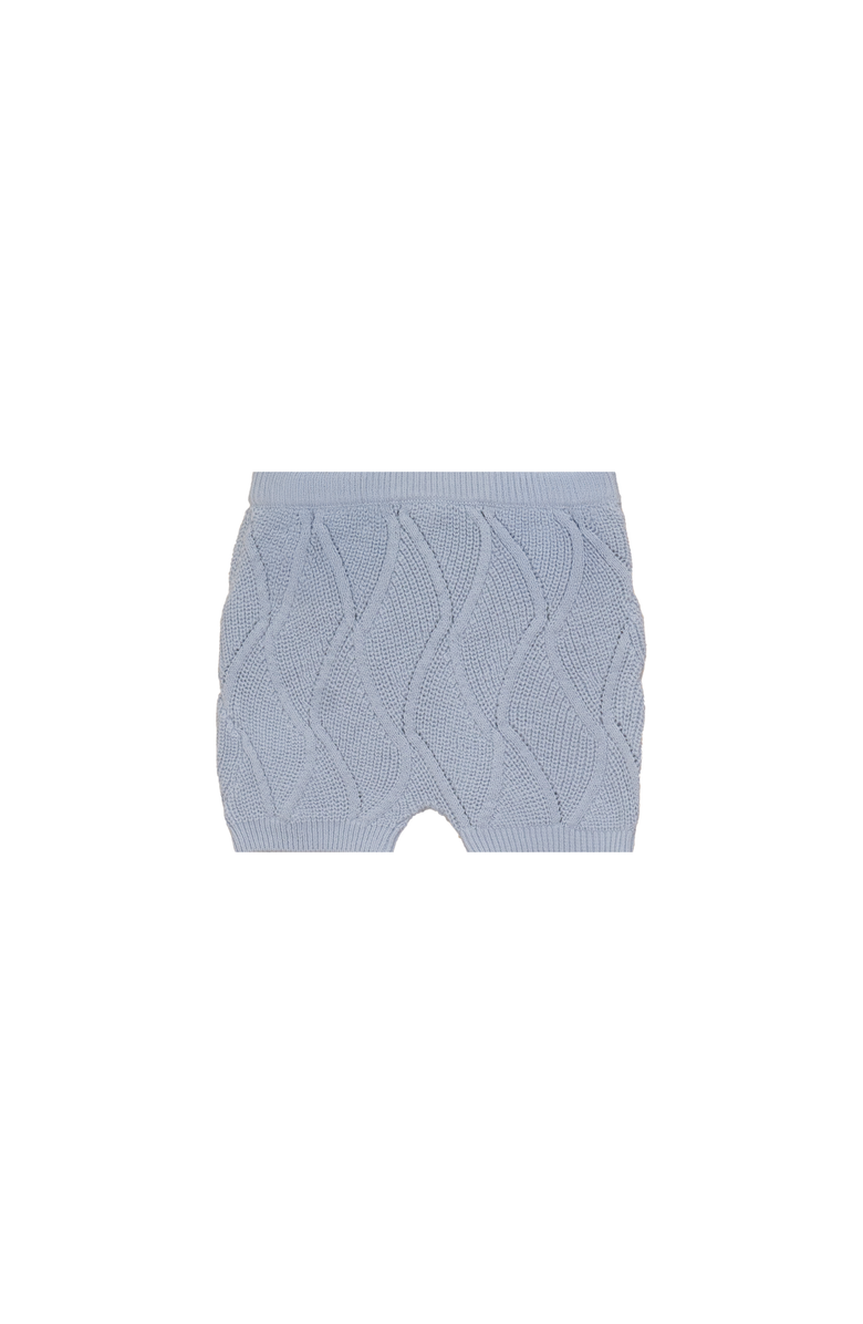 Little Fragile Boy Chunky Jersey Textured Short Sleeve Top and Shorts Set, Alternate, color, Blue