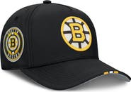 FANATICS Men's Fanatics Black Boston Bruins 2025 NHL Draft Authentic Pro On-Stage Podium A-Frame Adjustable Hat