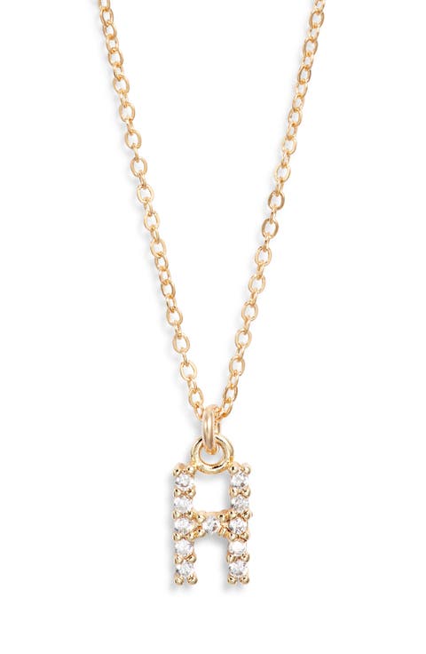 Gemma Initial Necklace