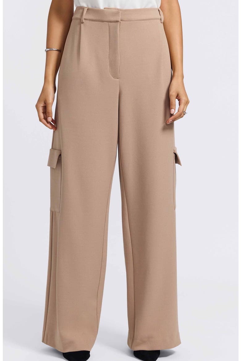 Elizabeth Wide Leg Pants, Main, color, KHAKI BEIGE
