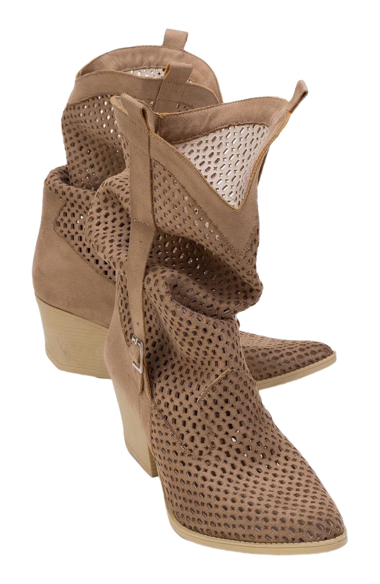 Dark Beige Faux Leather