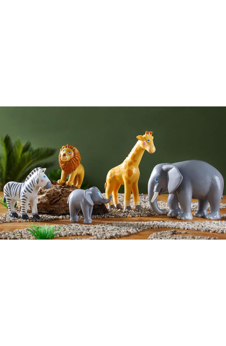 HABA Little Friends Elephant - Chunky Plastic Zoo Animal Toy Figure, Alternate, color, Multi