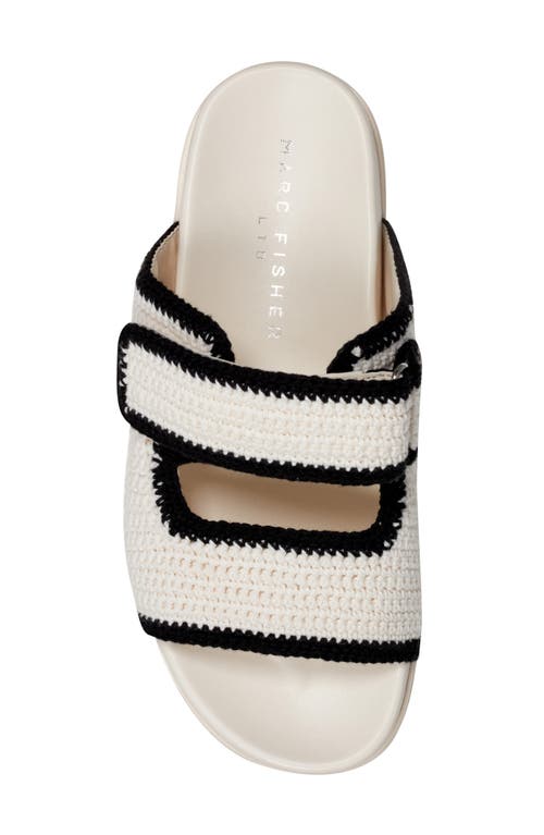 Marc Fisher Ltd Brinleys Two-strap Sandal In Ivory