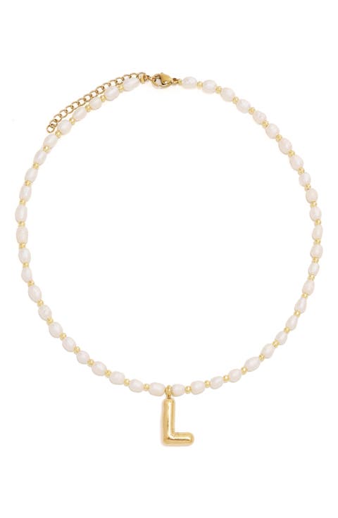 Dainty Initial Pendant Necklace