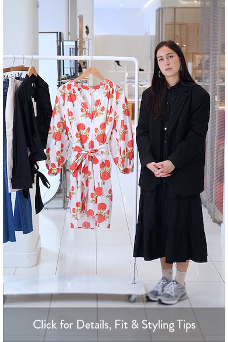 Kaia Floral Print Long Sleeve Dress video