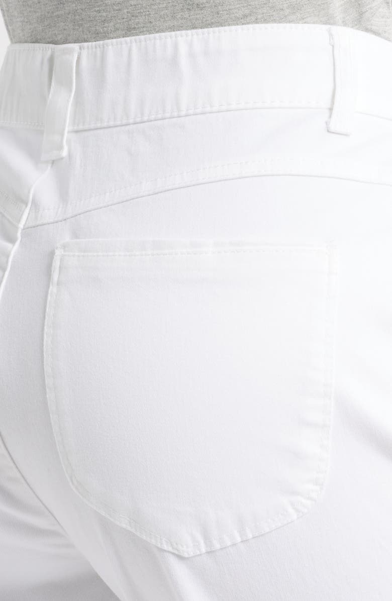 Wit & Wisdom Skyrise Slim Straight Leg Twill Pants, Alternate, color, White