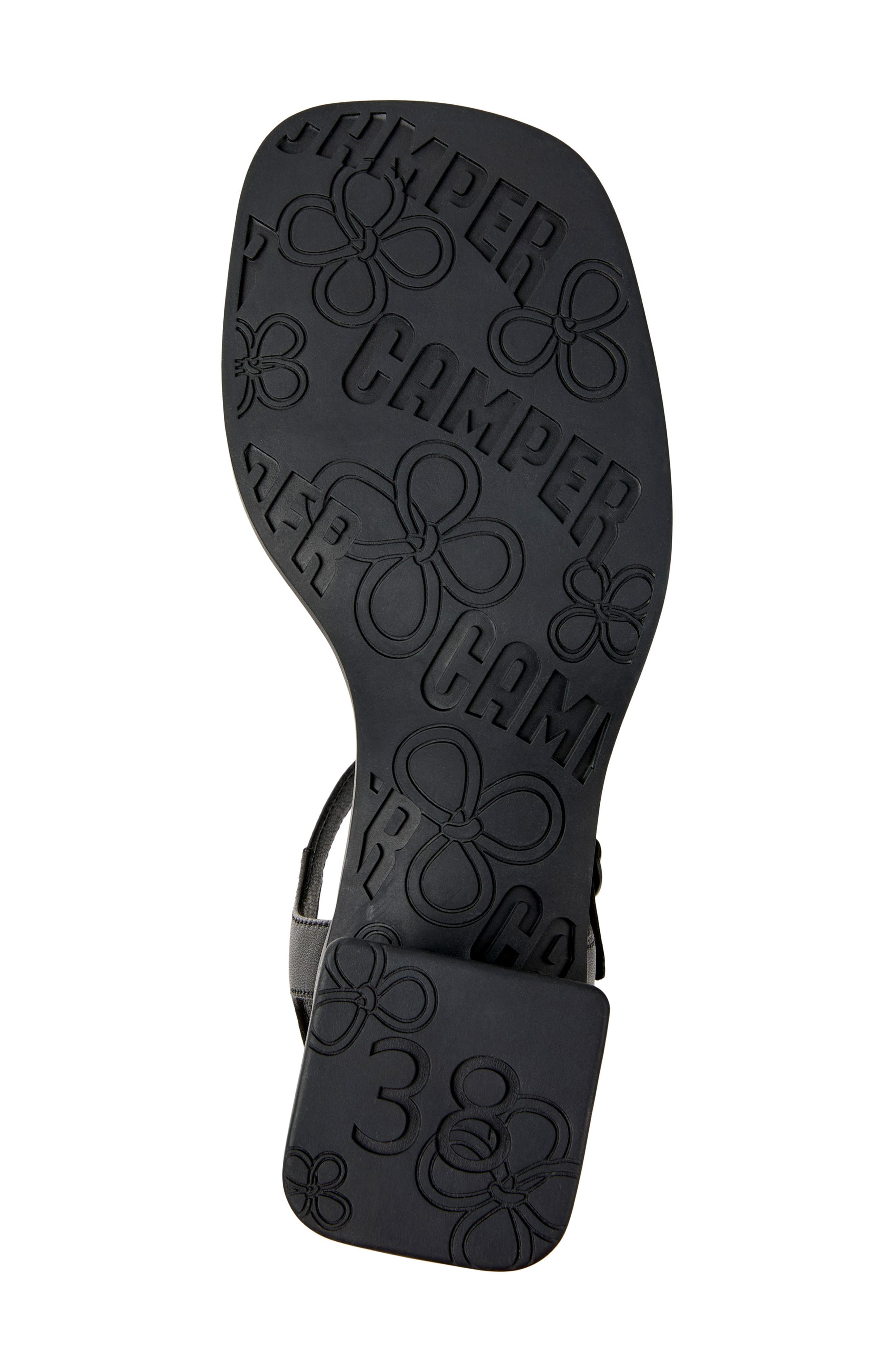 Camper Kora Sandal, Alternate, color, Black