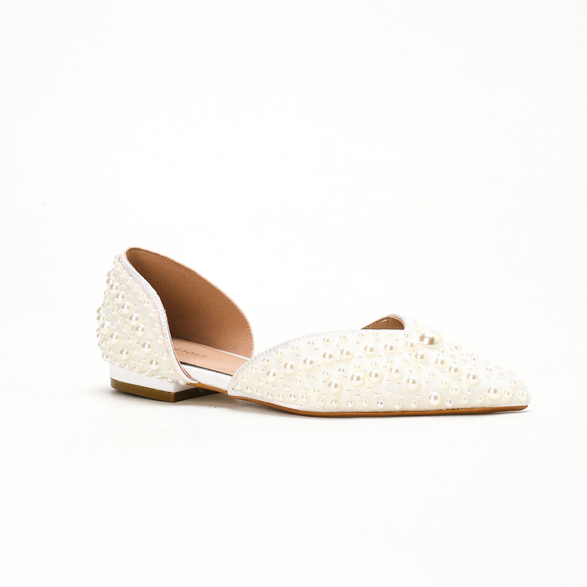 Sophia Pearl Flat, Main, color, White