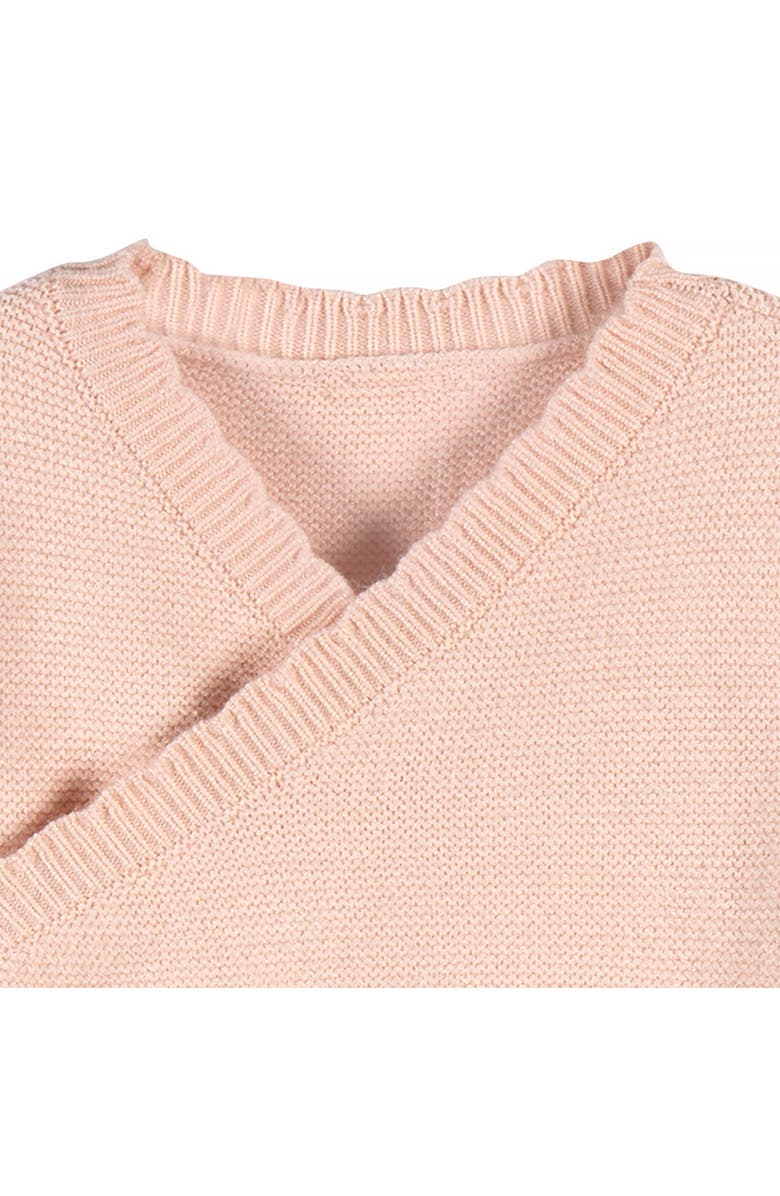 Just Born Pink Scalloped Sweater Knit 2-Piece Set, Alternate, color, Pink