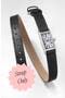 selected Black Strap - Silver Buckle
