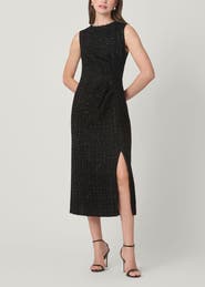 Shoshanna Monet Embellished Tweed Dress