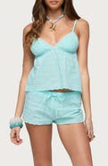EDIKTED Talula Eyelet Babydoll Camisole
