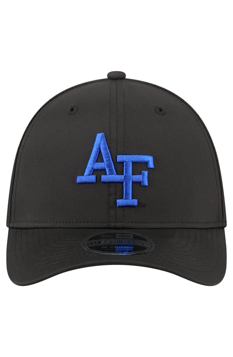 New Era Men's New Era Black Air Force Falcons 39THIRTY M-Crown Flex Fit Hat, Alternate, color, Black