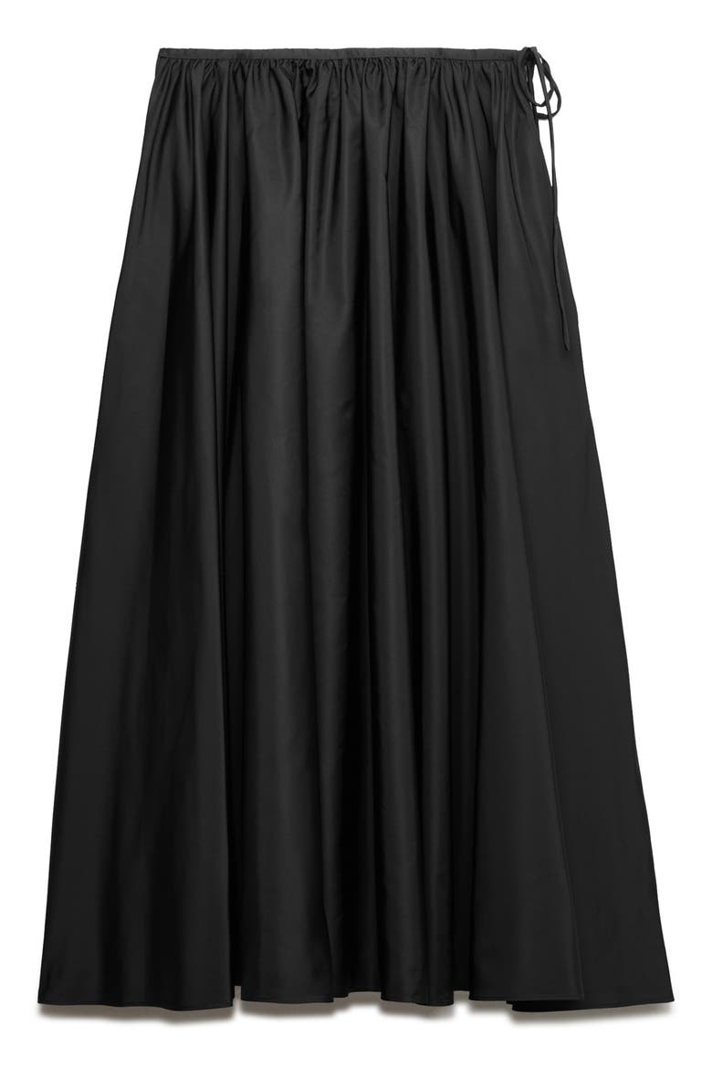 Taffeta Skirt, Alternate, color, BLACK