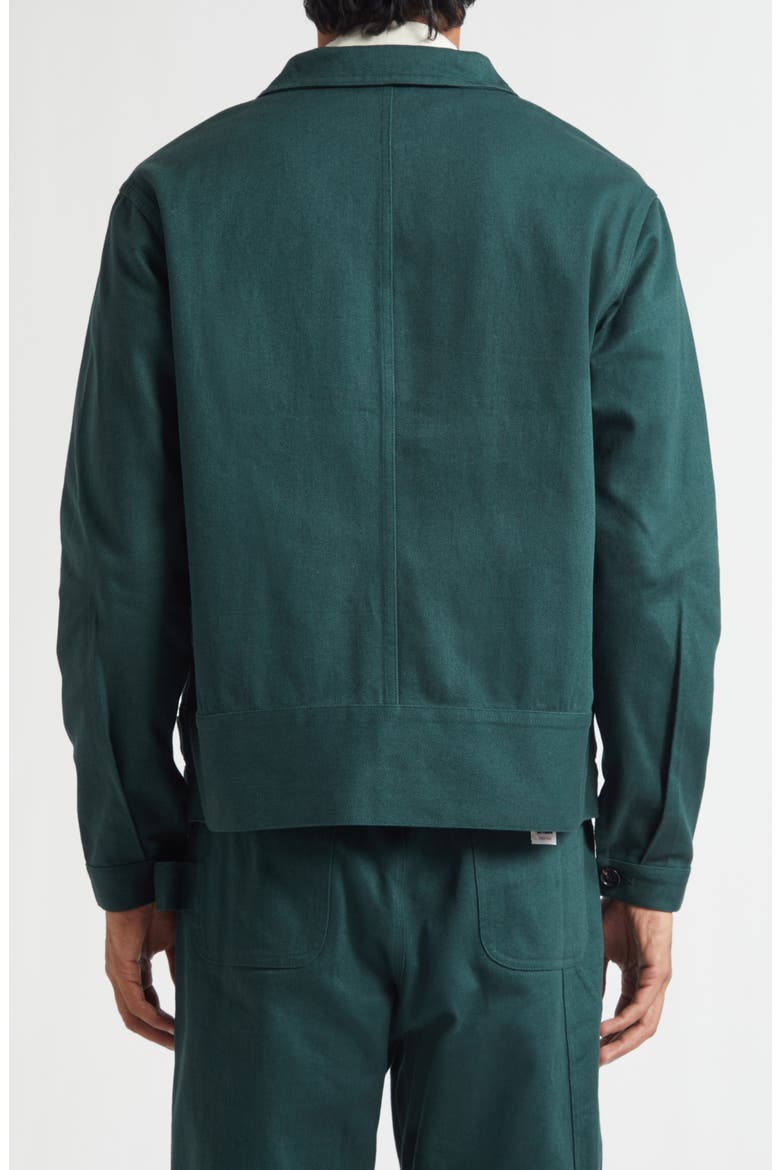 Knolly Brook Cotton Jacket, Alternate, color, DARK GREEN