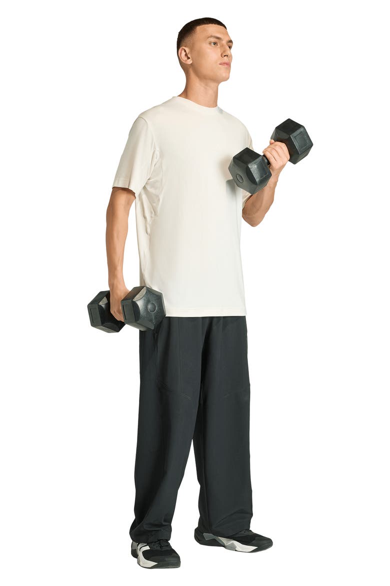 Puremotion Climacool Crewneck T-Shirt, Alternate, color, CHALK