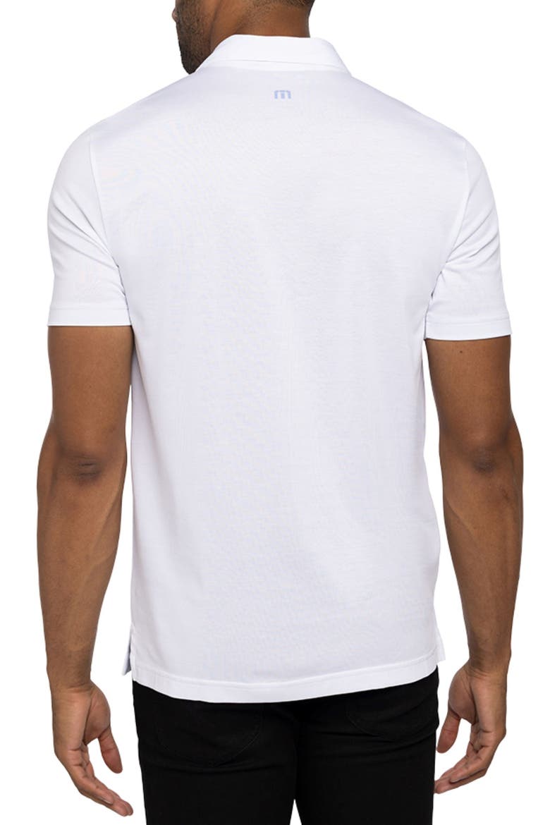 Gulf Side Stripe Polo, Alternate, color, WHITE