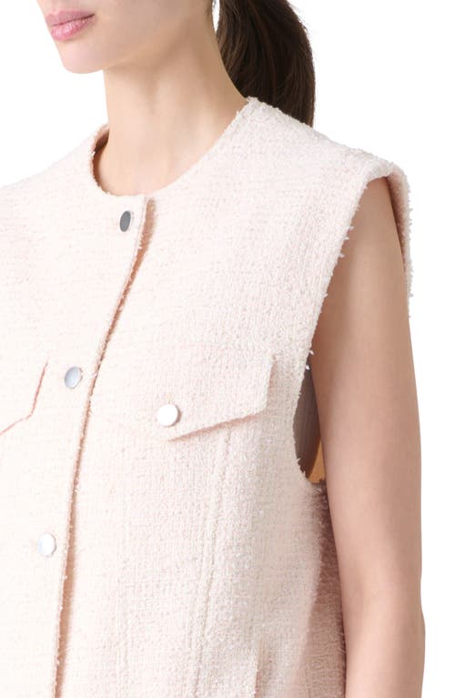 Akris Punto Bouclé Tweed Oversize Vest