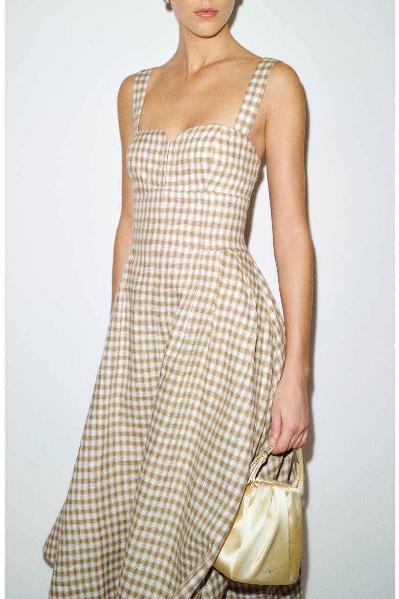 Roma Linen Sundress, Alternate, color, DUNES CHECK