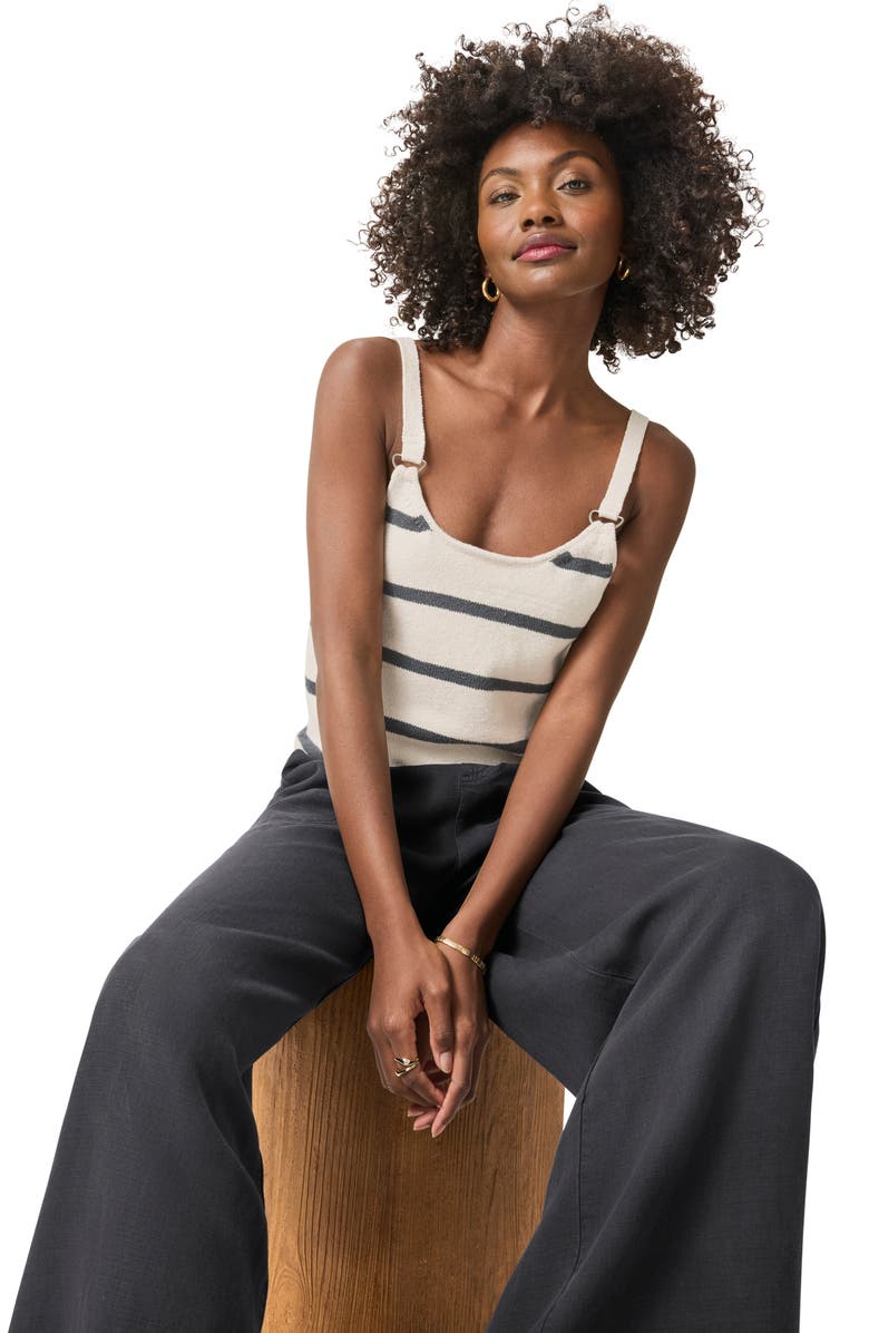Splendid Daphne Stripe Sweater Tank, Alternate, color,