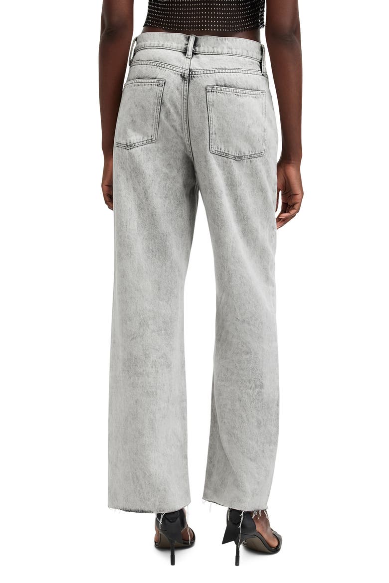 Wendel Raw Hem Ankle Straight Leg Jeans, Alternate, color, ANTHRACITE GREY