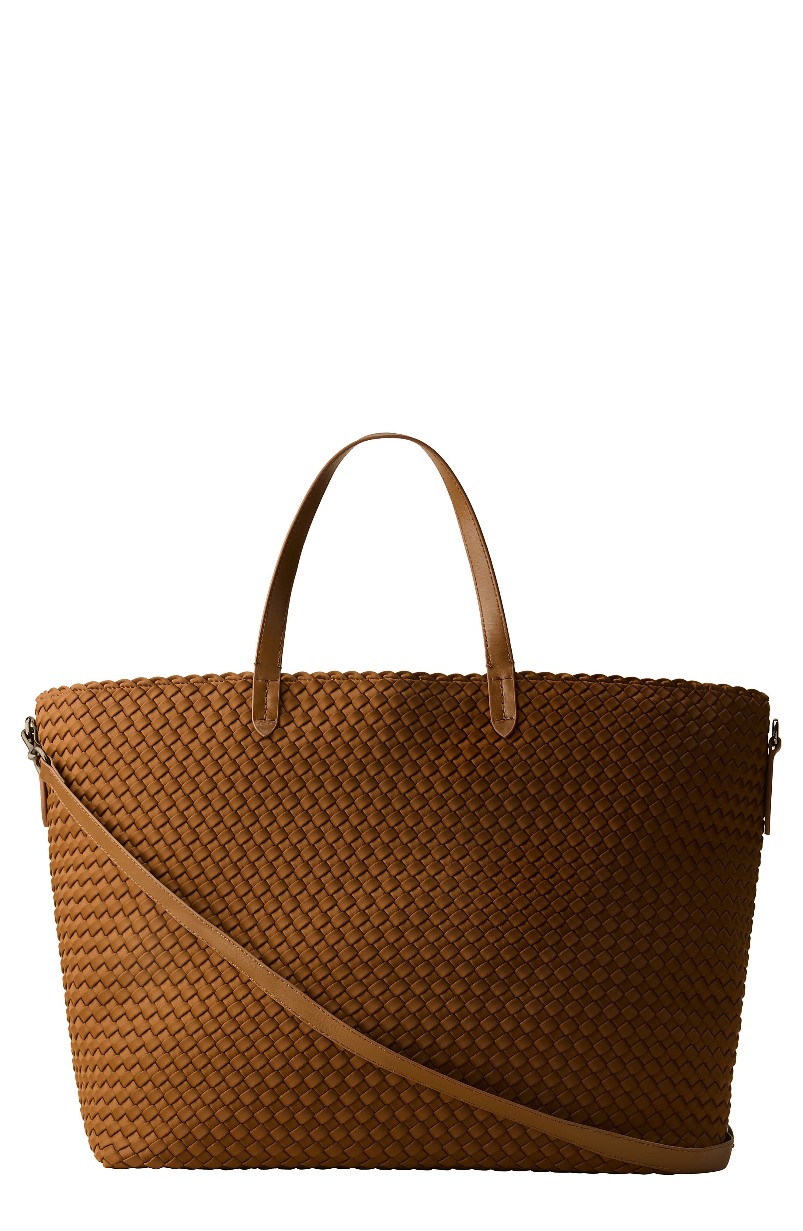 NAGHEDI Geneva Weekender Tote, Main, color, Teak