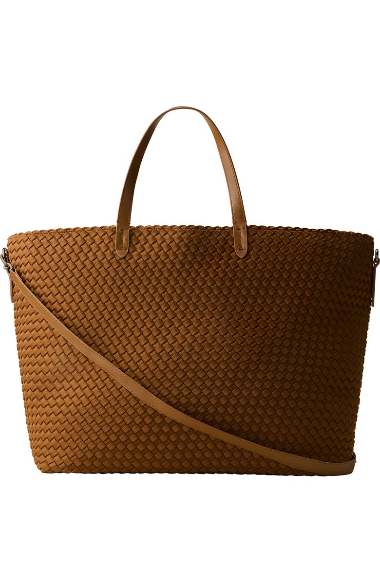 NAGHEDI Geneva Weekender Tote, Main, color, Teak
