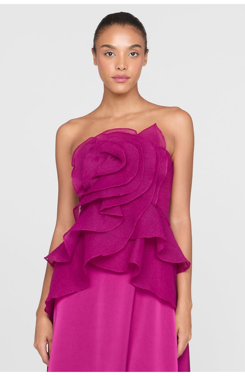 Theia Victoria Draped Rose Cocktail, Alternate, color, Sangria