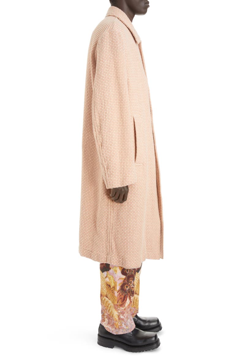 Rankle Wool Tweed Topcoat, Alternate, color, ROSE
