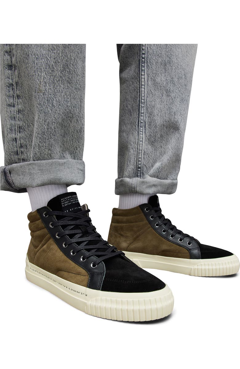 AllSaints Maverick High Top Sneaker, Alternate, color,