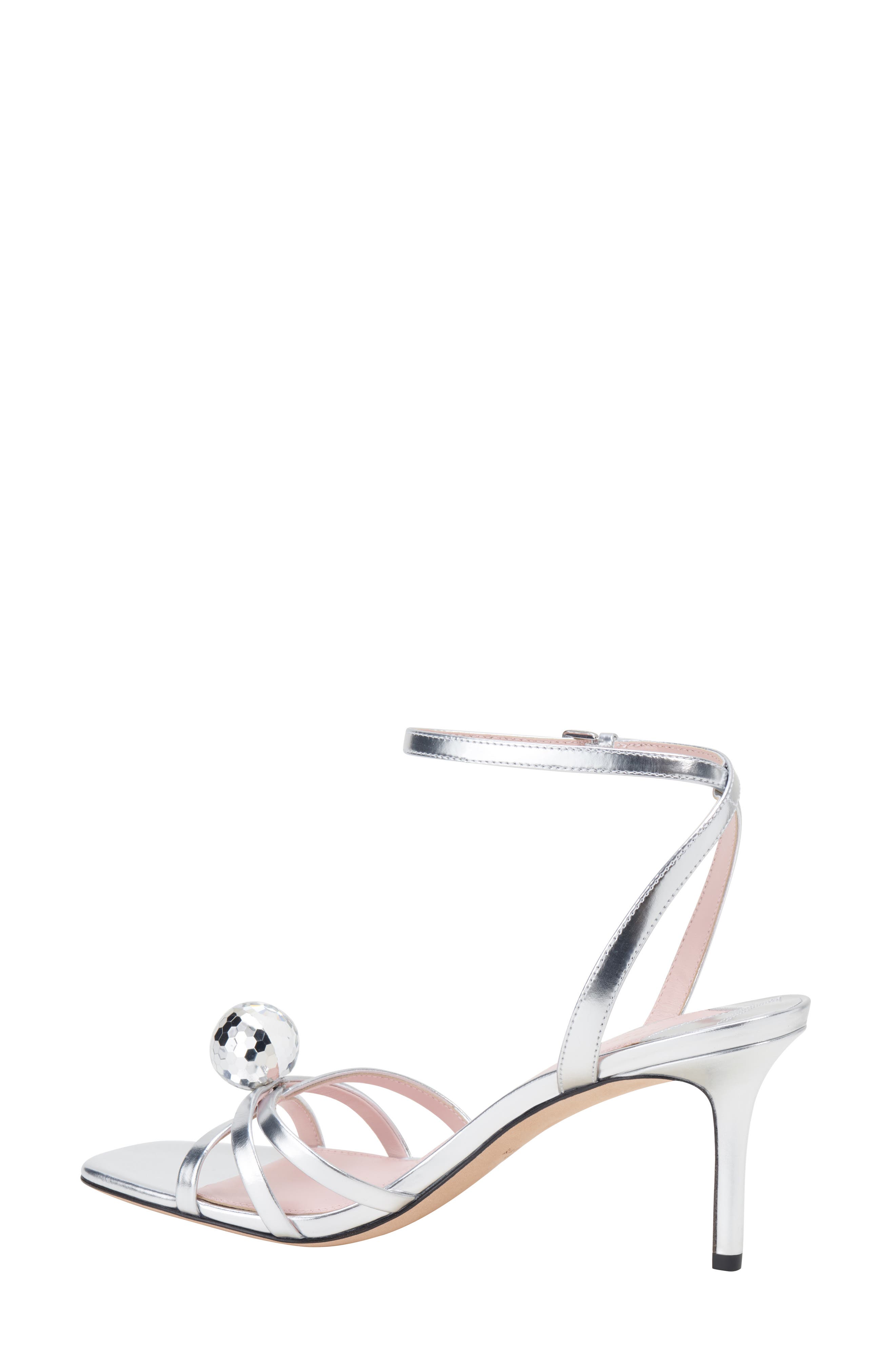 Kate Spade New York let's dance strappy sandal, Alternate, color, Silver