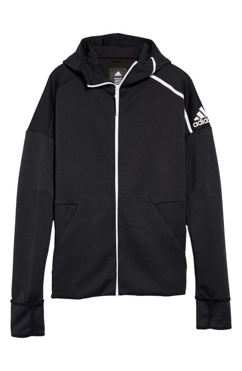 adidas ZNE Fast Release Hooded Jacket, Alternate, color, 